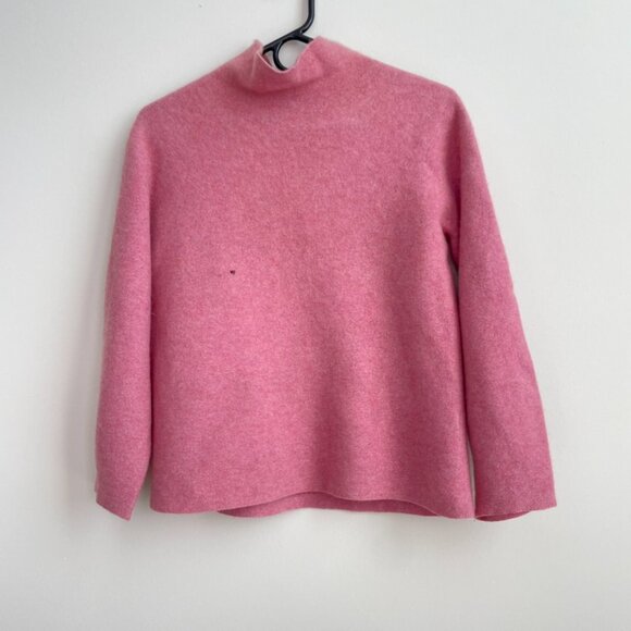 Gobi 100% Cashmere Pop Pink Turtleneck Sweater | Size XS. - Picture 5 of 7